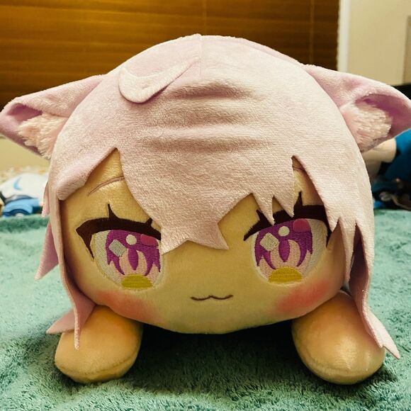 Hololive X Round 1 Collab Exclusive Flying Pose Nekomata Okayu14” Plush NWT Limi - Picture 1 of 7